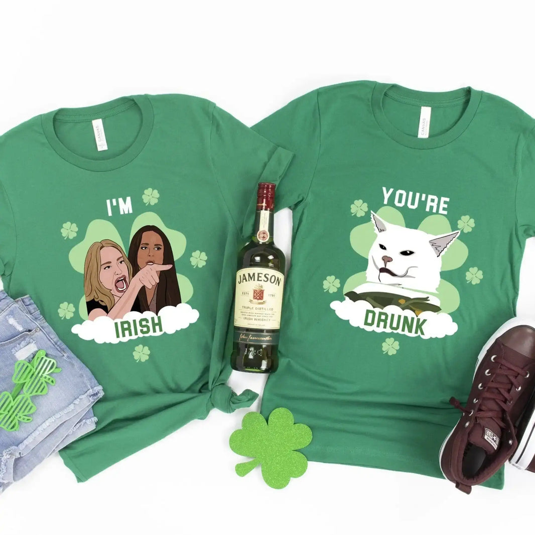 Drunk Meme Couples Tee