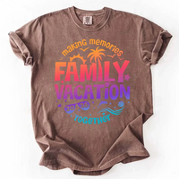 May include family wearing matching Family Vacation 2026 shirts for parents, kids, and babies, ideal for trips or photos.