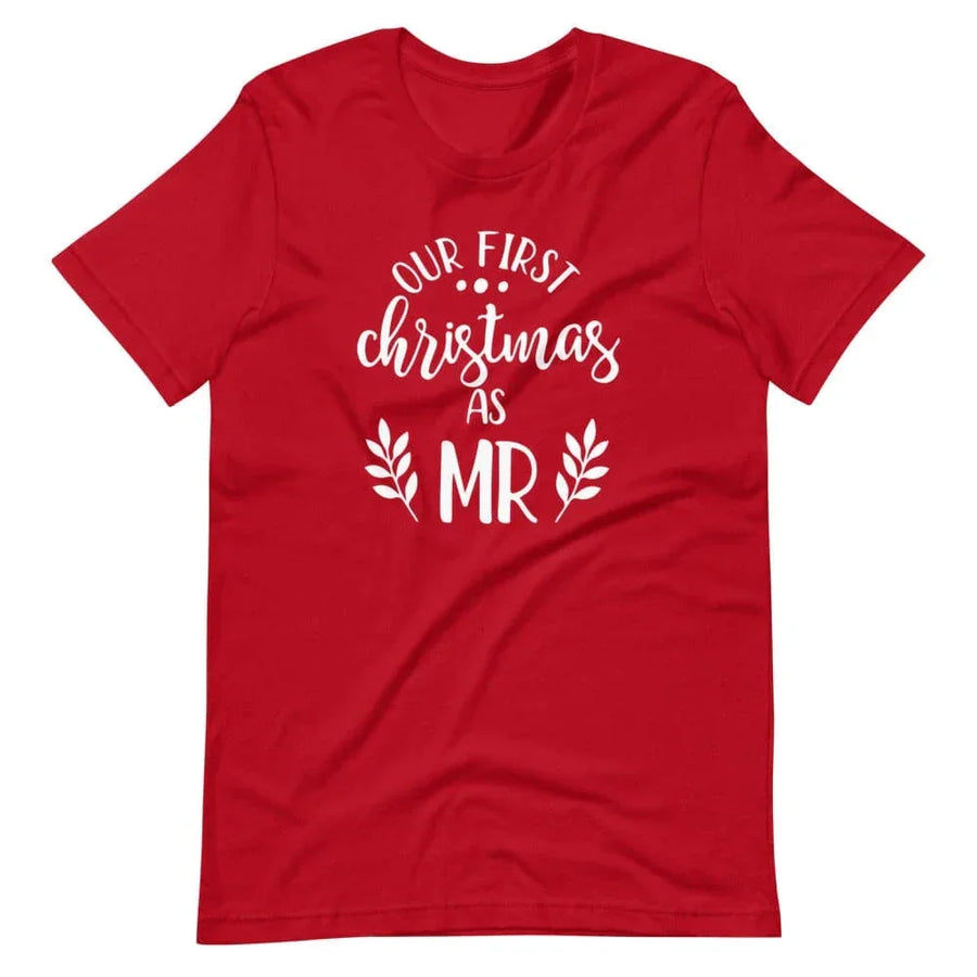First Christmas As MR And MRS Couples Tee Bundle