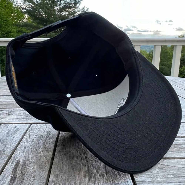CEO. Puff Embroidered Five-Panel Cotton Twill Snapback Cap