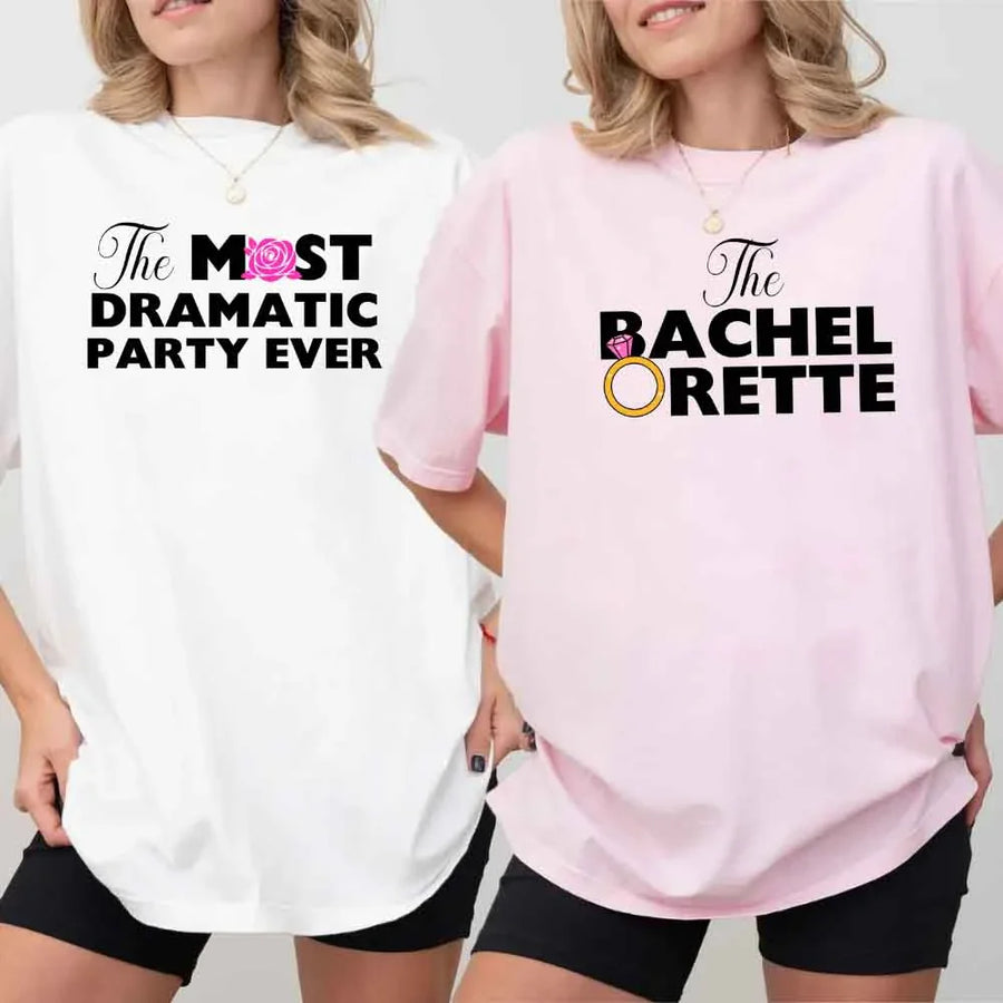 
May include  fun and trendy Bachelorette party t shirt with stylish slogans vibrant colors bridal squad outfit perfect for girls night out celebration!
