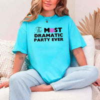 May include Turquoise fun and trendy Bachelorette party t shirt with stylish slogans vibrant colors bridal squad outfit perfect for girls night out celebration!