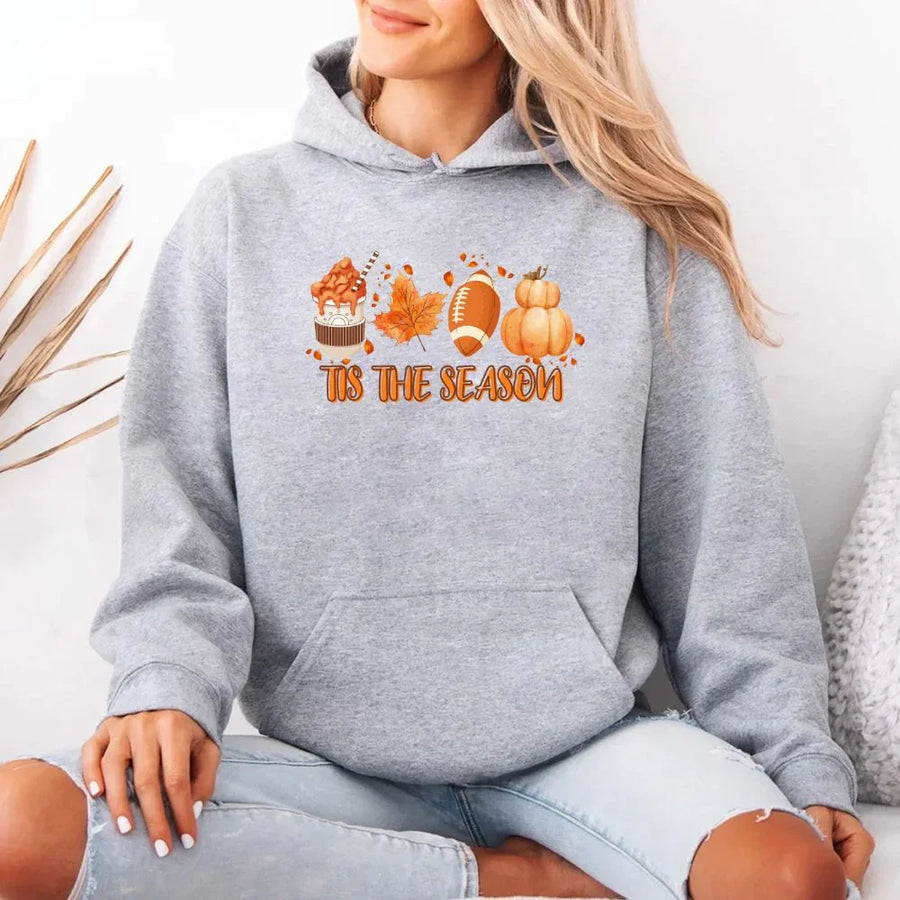Sudadera con capucha Tis The Season Fall Vibes