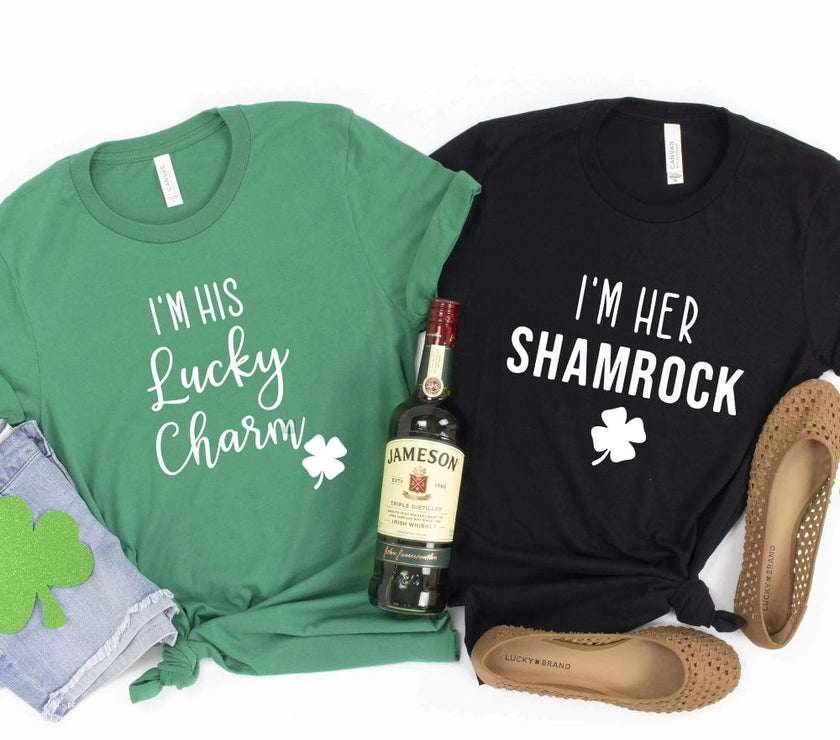 His and Her Lucky Charm Couples Tee