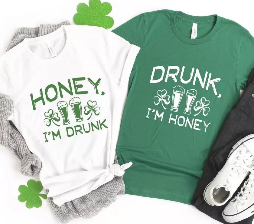 Honey I'm Drunk Couples Tee