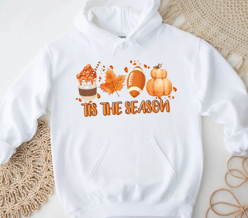 Hoodie - Tis The Season Fall Vibes Hoodie