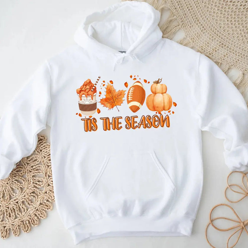 Hoodie - Tis The Season Fall Vibes Hoodie