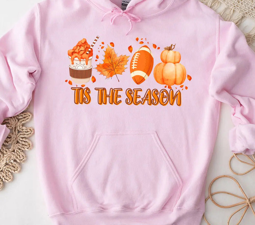 Hoodie - Tis The Season Fall Vibes Hoodie