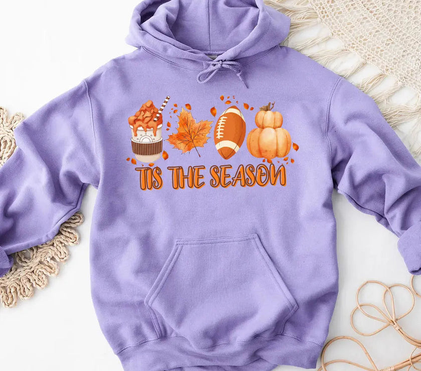 Hoodie - Tis The Season Fall Vibes Hoodie