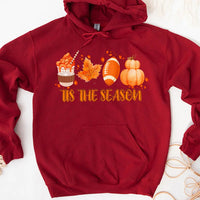 Hoodie - Tis The Season Fall Vibes Hoodie