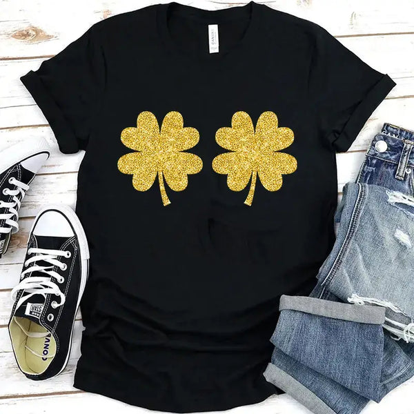 I Like Her Shamrocks St. Patricks Couple Drinking Shirts