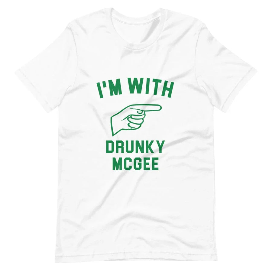 I'm With Drunky McGee Couples Tee