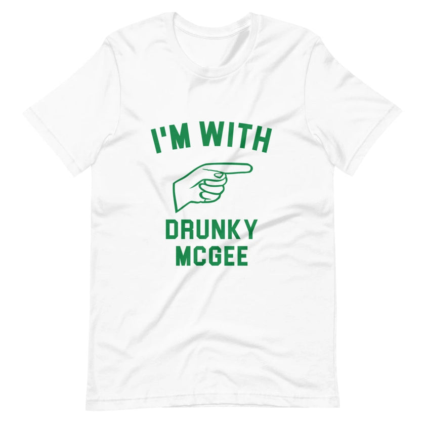 I'm With Drunky McGee Couples Tee