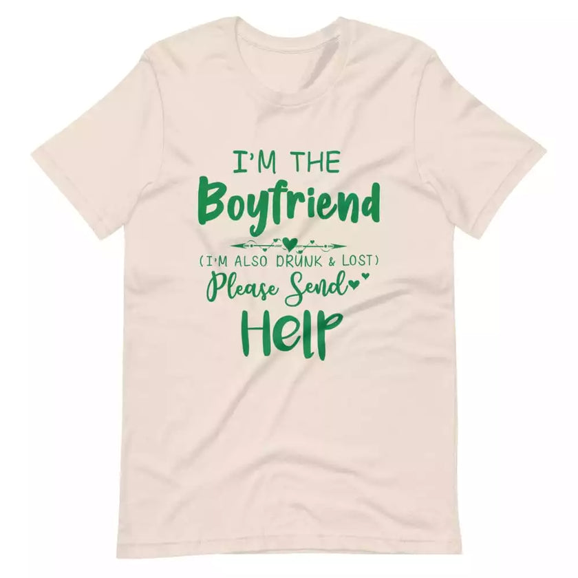 If Lost or Drunk Please Return To Boyfriend & I'm The Boyfriend Couples Tee