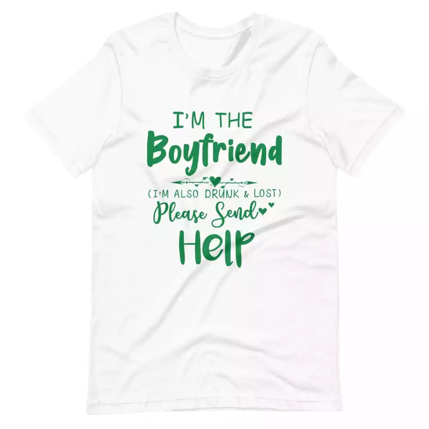 If Lost or Drunk Please Return To Boyfriend & I'm The Boyfriend Couples Tee