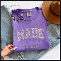 Made For More Comfort Colors - Religious Encouragement Graphic Tee