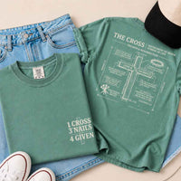 The Cross Comfort Colors - Christian Faith Graphic Tee