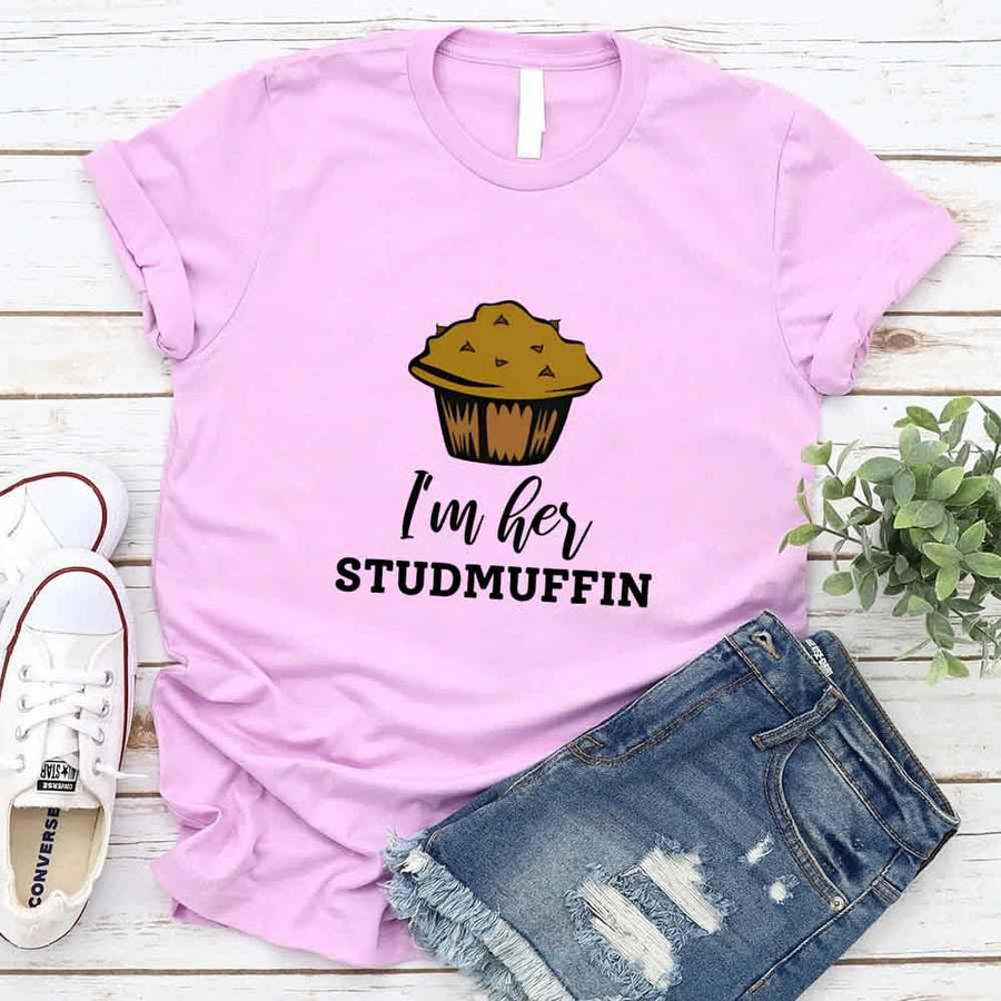 Camiseta de pareja de cupcakes