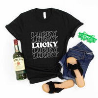 May include a Lucky 5 St. Patty’s T-Shirt featuring a festive Irish-inspired design with green tones and bold typography.