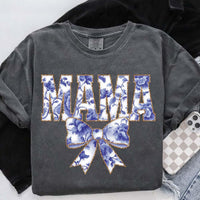 Mama Chinoiserie Coquette Bow T-Shirts – Elegant & Trendy Graphic Tees for Moms 5