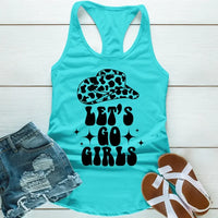 May include Turquoise “Man I Feel Like a Bride” bachelorette party tank top with country theme for bride squad celebration.