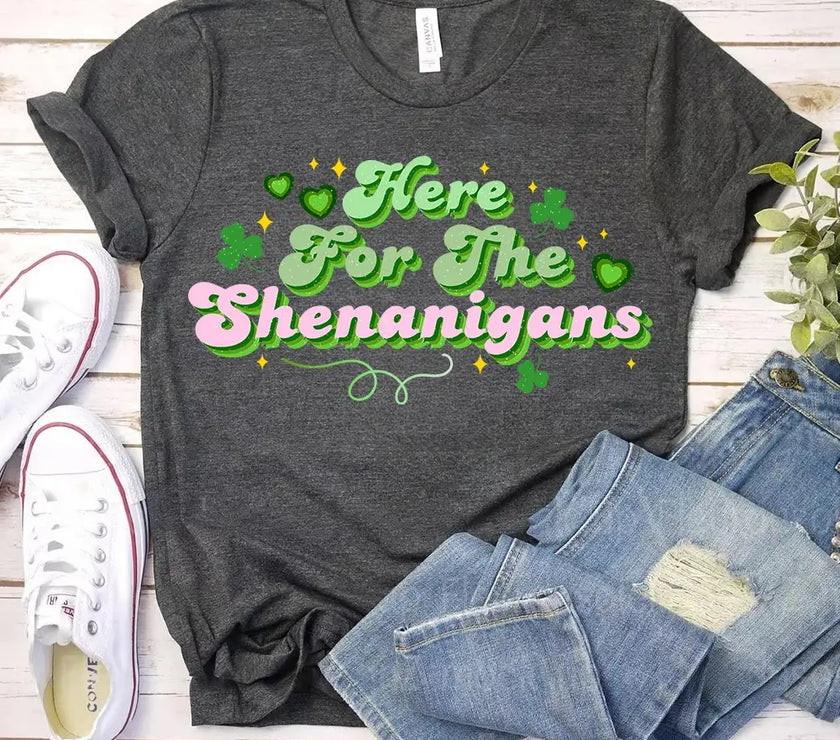 Matching Saint Patrick's Day Couple Shirts