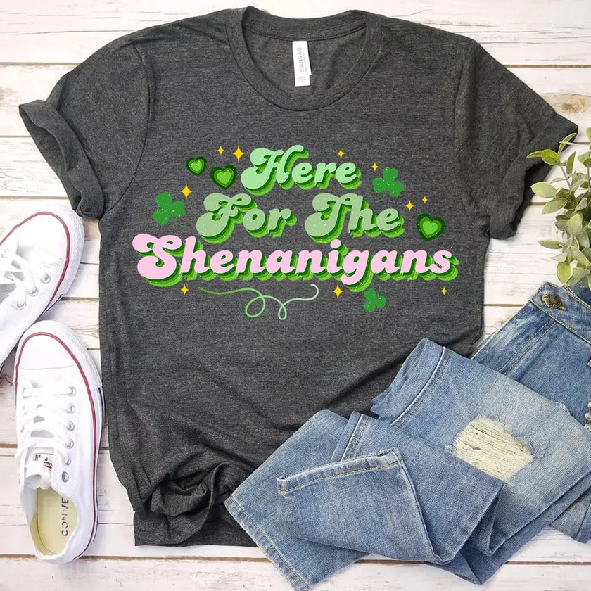 Matching Saint Patrick's Day Couple Shirts