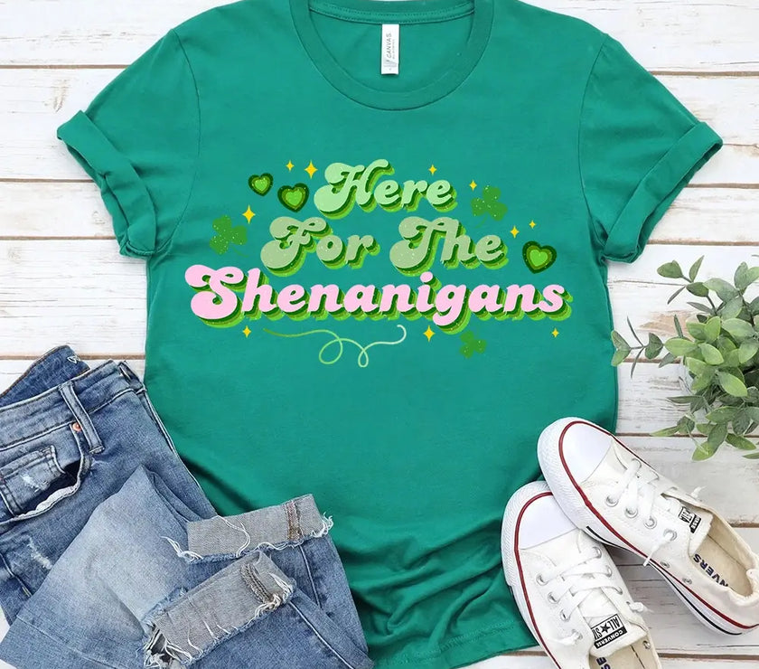 Matching Saint Patrick's Day Couple Shirts