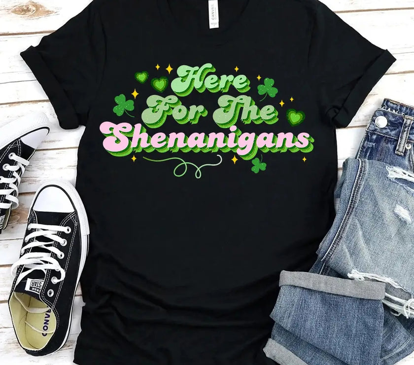 Matching Saint Patrick's Day Couple Shirts