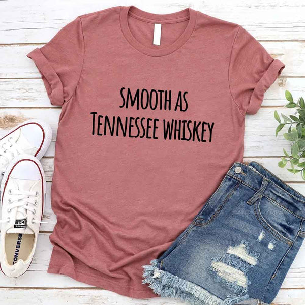 Smooth As Tenessee Whiskey Couple Tee