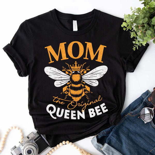 Mom, The Original Queen Bee Shirt – Stylish & Fun Mother's Day Tee 2