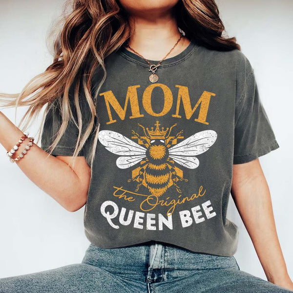 Mom, The Original Queen Bee Shirt – Stylish & Fun Mother's Day Tee 3