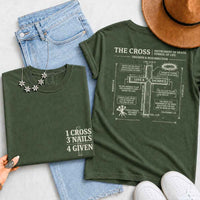 The Cross Comfort Colors - Christian Faith Graphic Tee