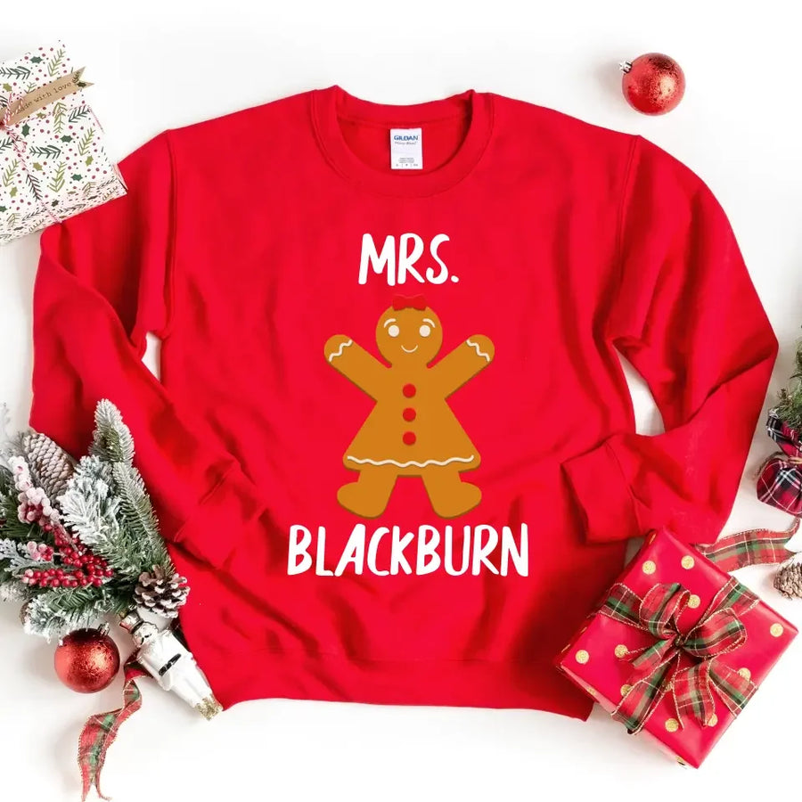 Personalized Mr & Mrs Christmas Tee