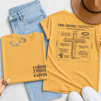 The Cross Comfort Colors - Christian Faith Graphic Tee