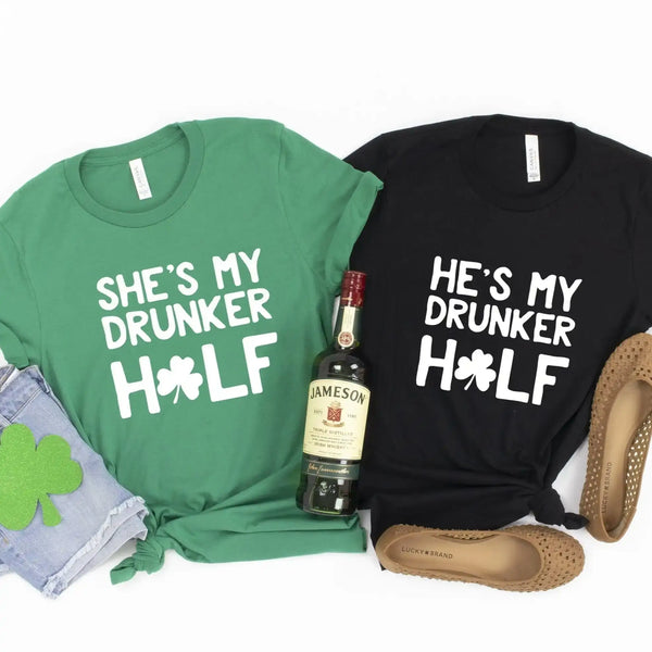 My Drunker Half Couples Tee