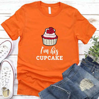 Camiseta de pareja de cupcakes
