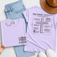 The Cross Comfort Colors - Christian Faith Graphic Tee