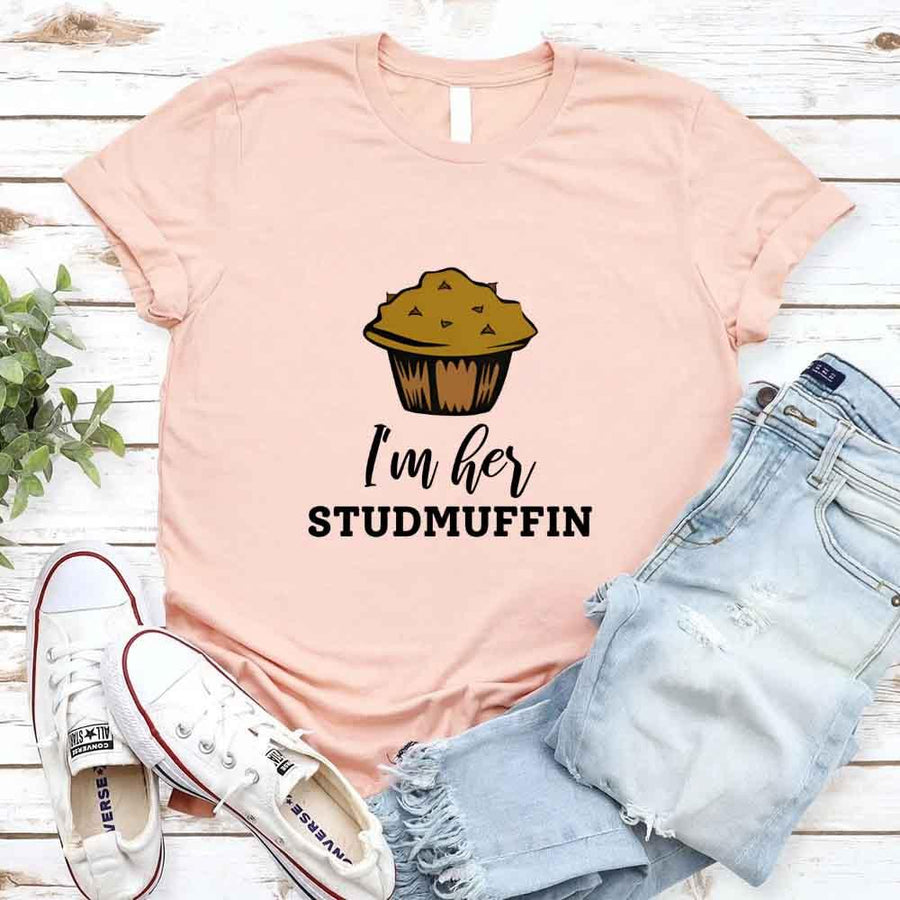 Camiseta de pareja de cupcakes