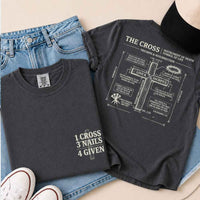 The Cross Comfort Colors - Christian Faith Graphic Tee