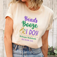 May include Cream a personalized bachelorette party shirt with custom design for the bride, bridesmaids, or bridal party, perfect for pre-wedding events.