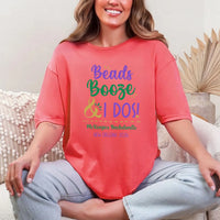 May include Coral Silk a personalized bachelorette party shirt with custom design for the bride, bridesmaids, or bridal party, perfect for pre-wedding events.