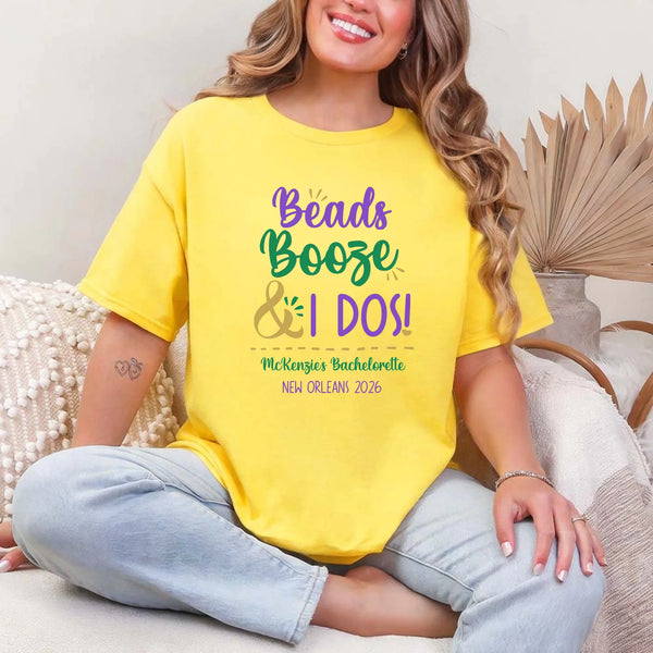 May include Daisy a personalized bachelorette party shirt with custom design for the bride, bridesmaids, or bridal party, perfect for pre-wedding events.