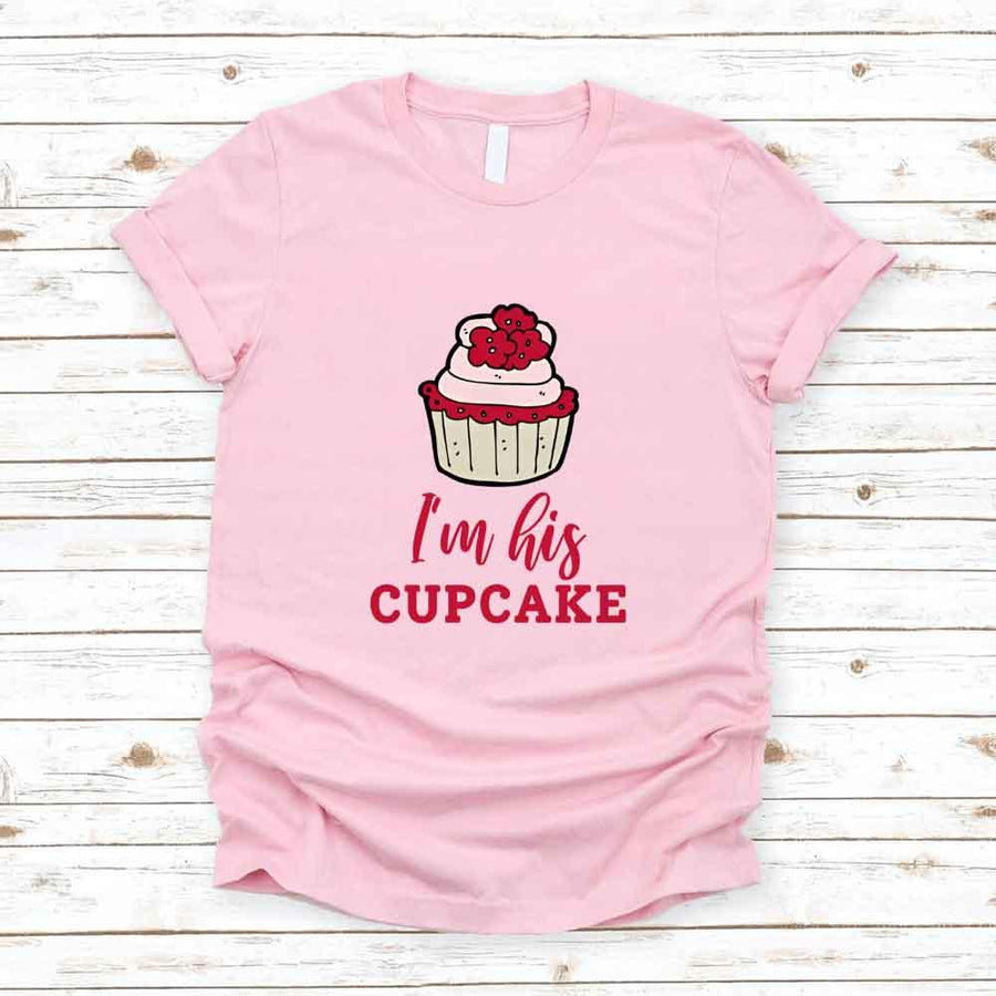 Camiseta de pareja de cupcakes