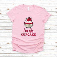 Camiseta de pareja de cupcakes