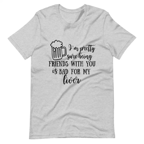 Raising Glasses, Risking Livers Couples Tee