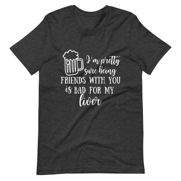 Raising Glasses, Risking Livers Couples Tee