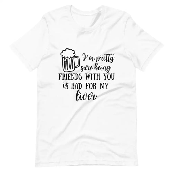Raising Glasses, Risking Livers Couples Tee