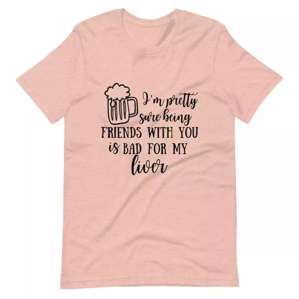 Raising Glasses, Risking Livers Couples Tee
