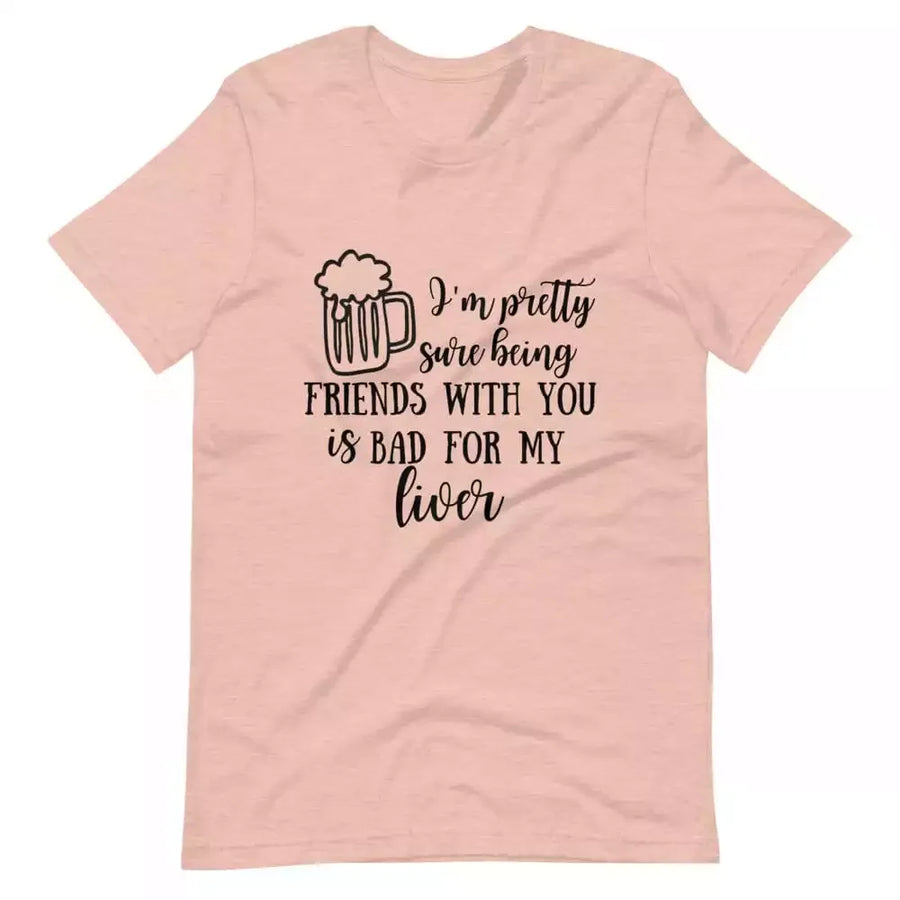 Raising Glasses, Risking Livers Couples Tee
